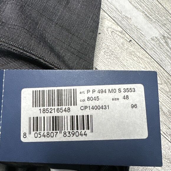 Piazza Sempione Kim Pants Gray US 12 / EU 48 NWT Made in Italy - Picture 6 of 11